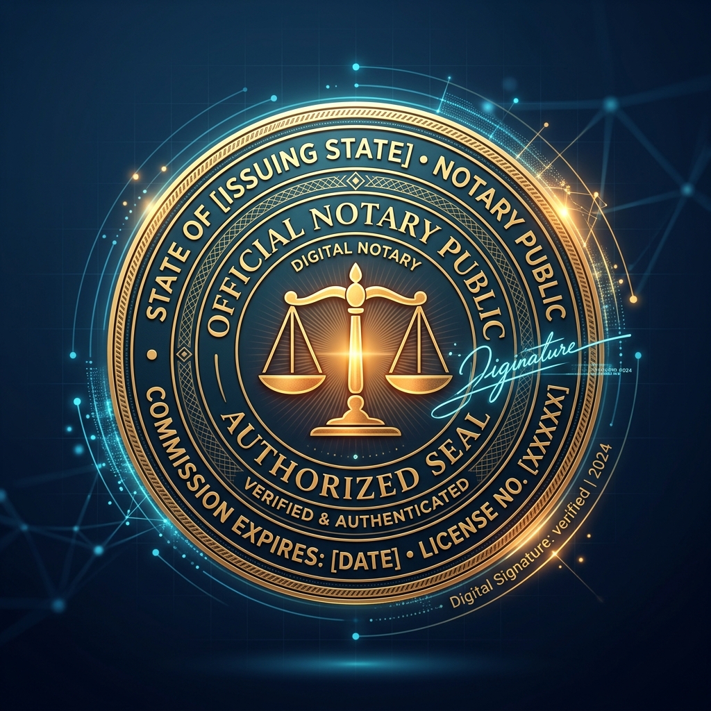 Official Notary Stamp Seal